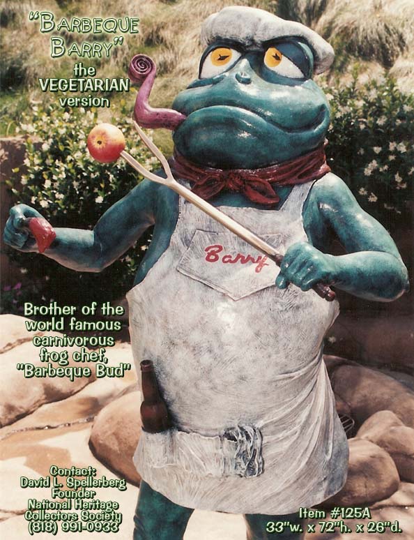 Vegetarian Frog Statue, frog statues, frog statue