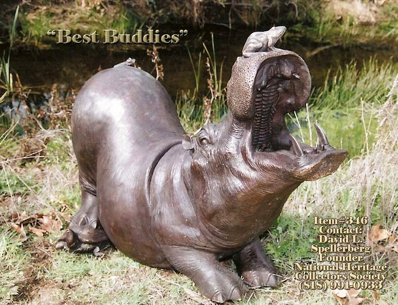 hippo sculpture