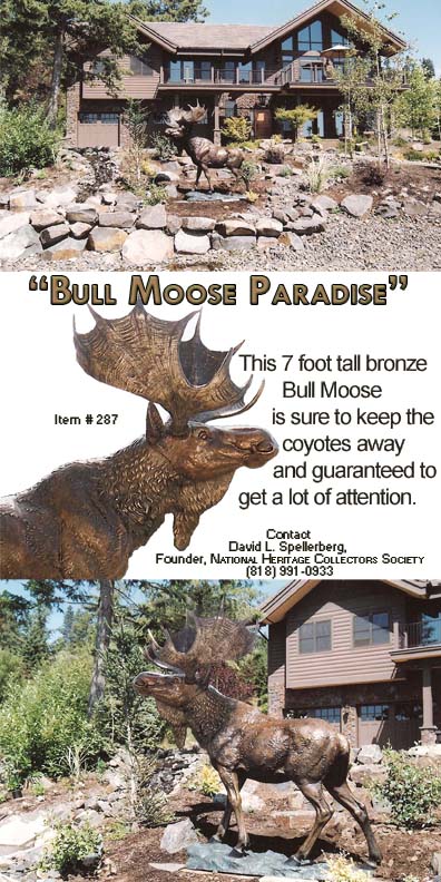 Bull Moose statue