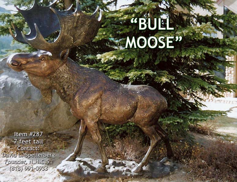 Moose sculpture, Moose sculptures