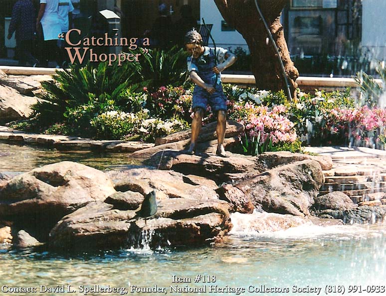 child fishing statue, child fishing statues