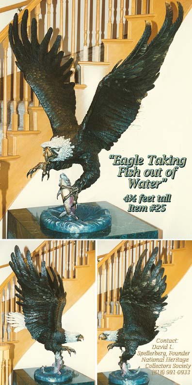 bald eagle sculpture, bald eagle statue