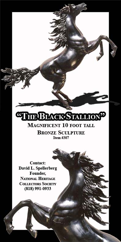 Black Stallion Winery Statue