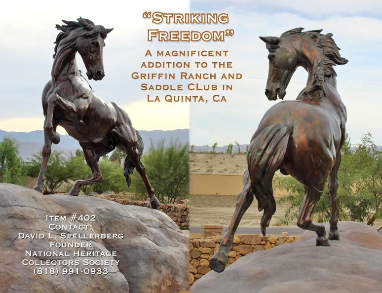 Griffin Ranch statue
