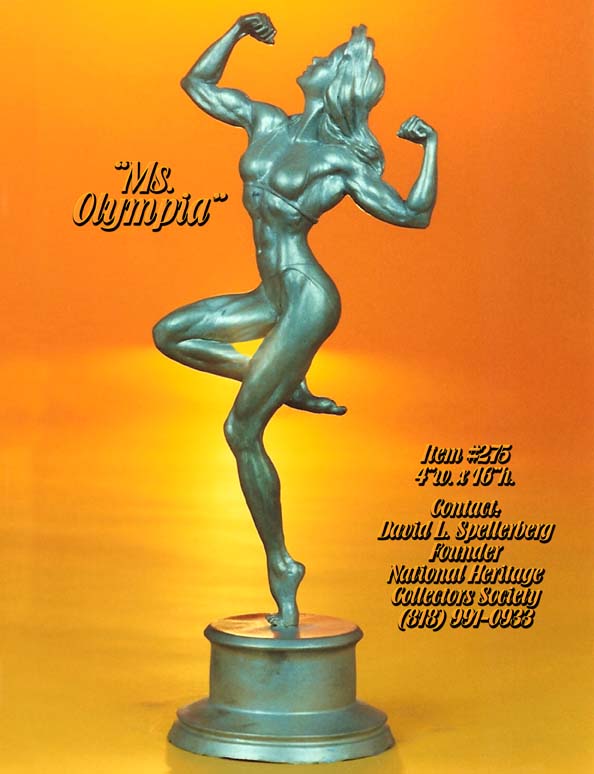 bronze Ms Olympia trophy