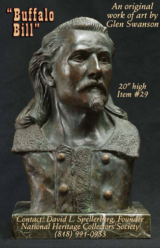 bronze Buffalo Bill
