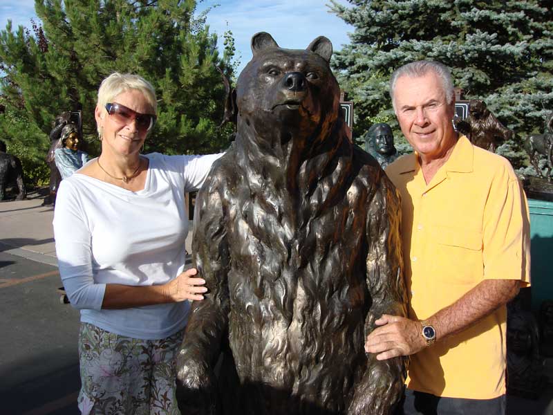 Tom and Kathy Mahoney with the Big Bear