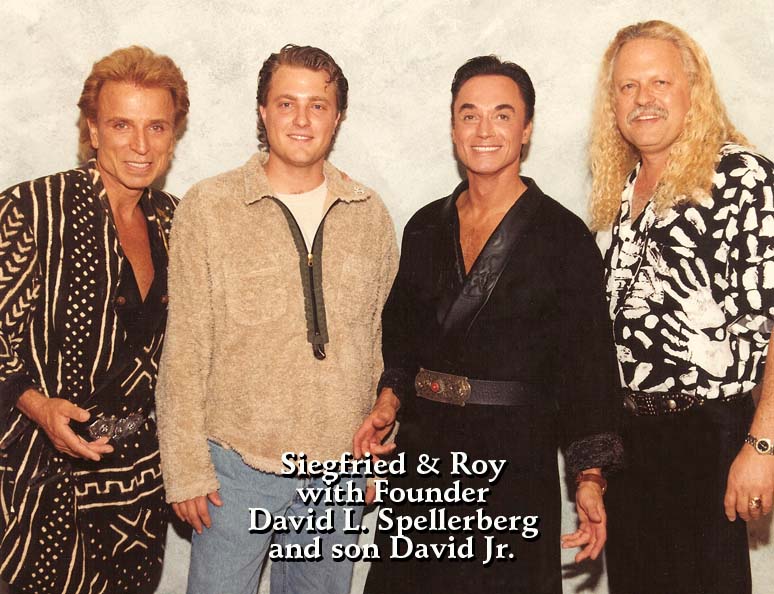 Siegfried and Roy with David Spellerberg
