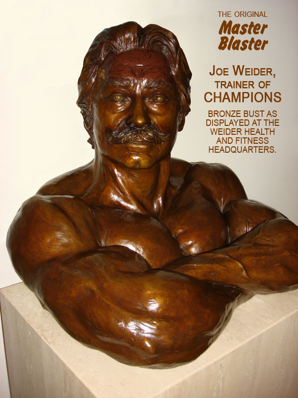 Joe Weider Bronze Bust