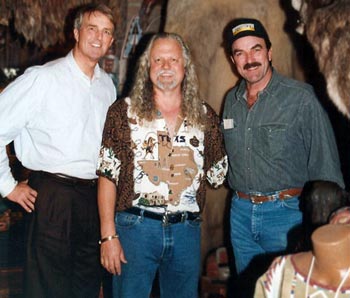 Tom Selleck and his brother Bob with David Spellerberg